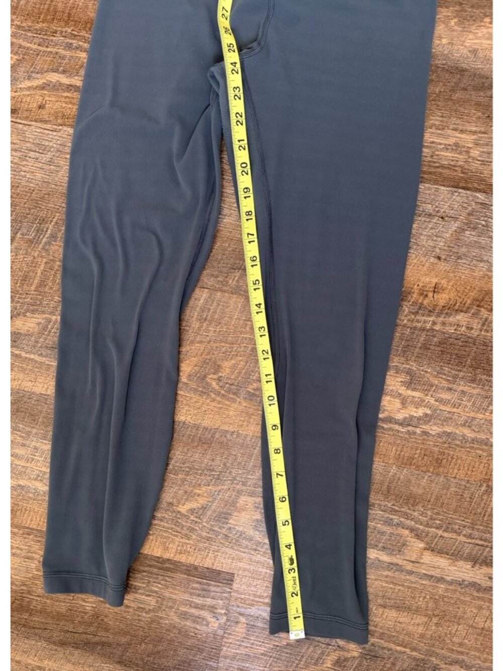 Lululemon Leggings Slate Gray Women’s Estimated Size 8/10 Yoga - Picture 5 of 6